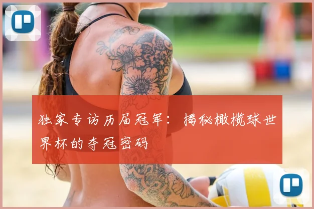 独家专访历届冠军：揭秘橄榄球世界杯的夺冠密码
